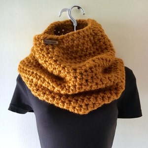 Chunky Crochet Winter Scarf, Multiple Colors, Winter Scarf, Winter Cowl, Neck Warmer, Cold Weather Accessory, Wool Scarf