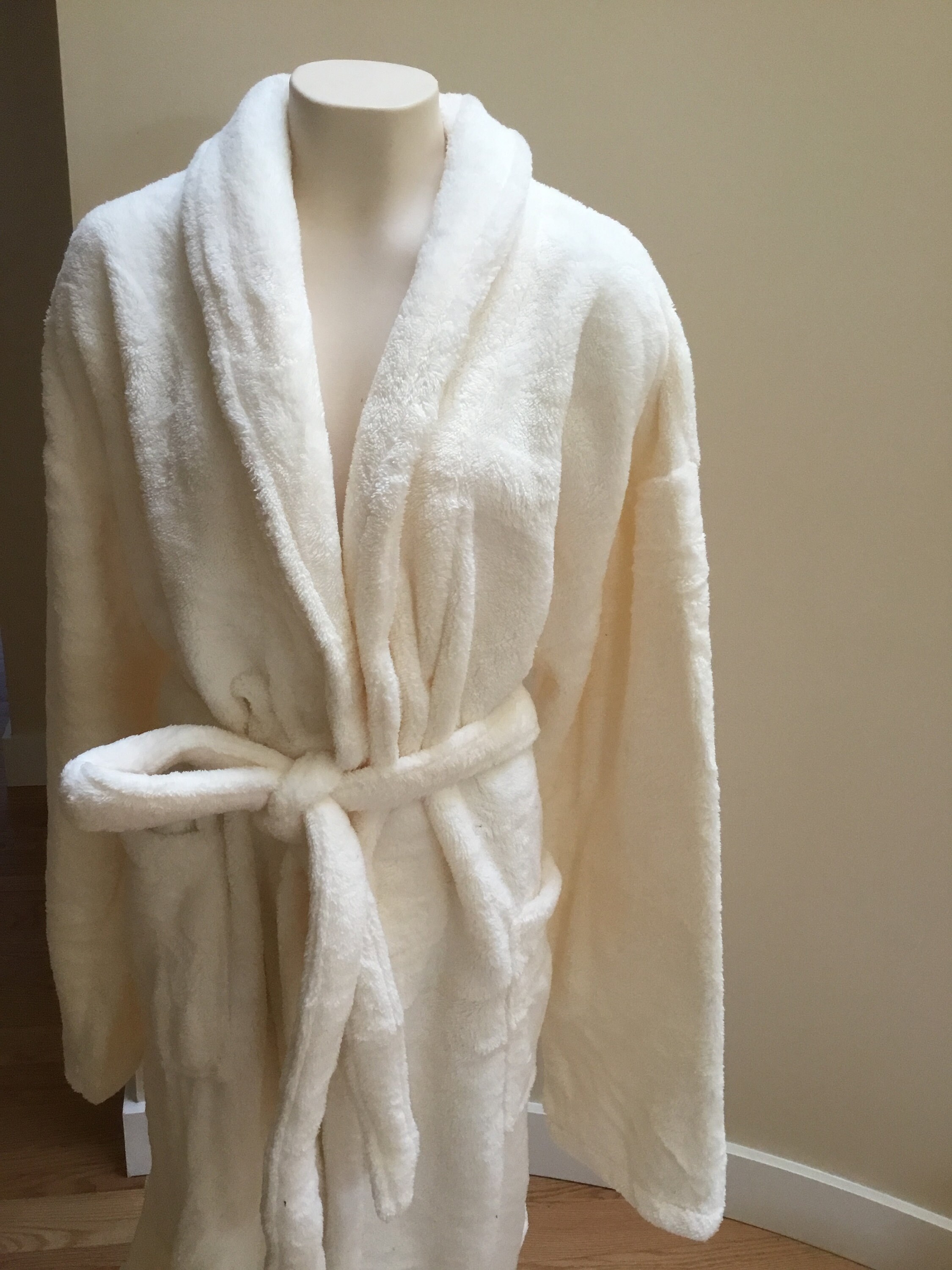 Plush robe ladies bathrobe soft bathrobes Etsy