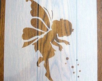 Fairy Stencil Mask Reusable PP Sheet for Arts & Crafts