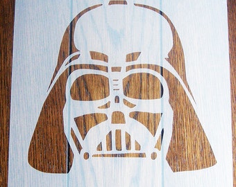 Darth Vader Star Wars Stencil Mask Reusable Polypropylene Sheet for Arts & Crafts, DIY