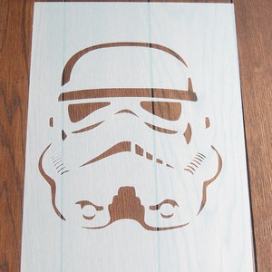 Stormtrooper Schablone Maske wiederverwendbar PP Sheet für Kunsthandwerk, DIY Bild 1