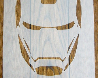 Iron Man Stencil Mask Reusable PP Sheet for Arts & Crafts, DIY