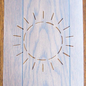 Sunshine Quilting Stencil A5 Mascarilla Hoja de PP reutilizable para artes y manualidades, bricolaje