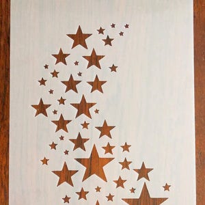 Stars Stencil  Reusable PP Sheet for Arts & Crafts
