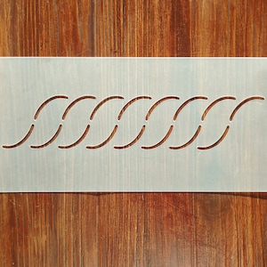 Máscara de plantilla para acolchar con borde de cuerda, hoja de PP reutilizable para artes y manualidades, bricolaje