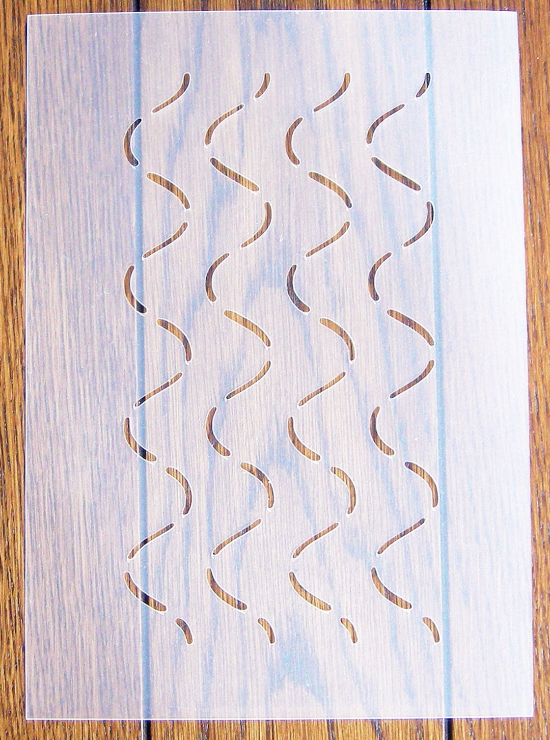 Wavy Quilting Stencil A5 Mask Reusable PP Sheet for Arts & Crafts, DIY ...