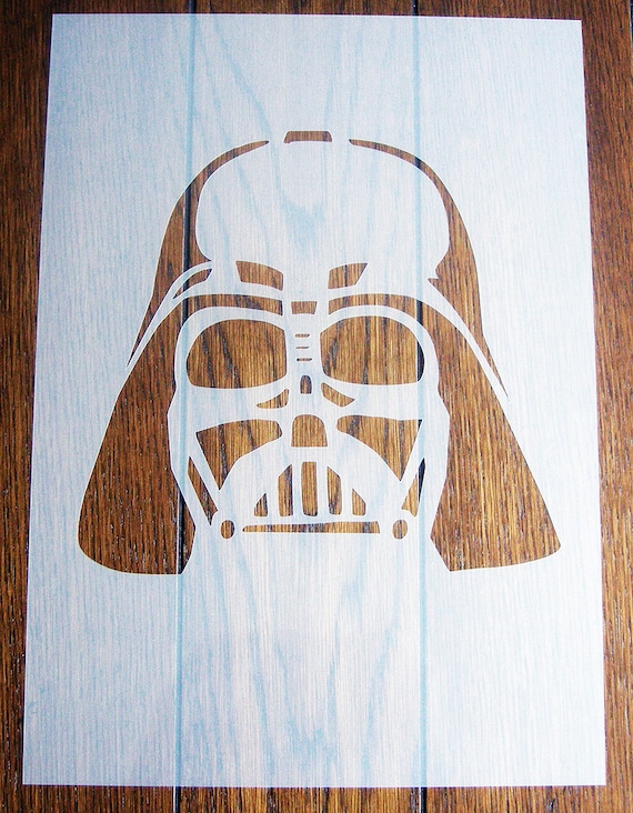 Darth Vader Star Wars Schablone Maske Wiederverwendbaren Etsy