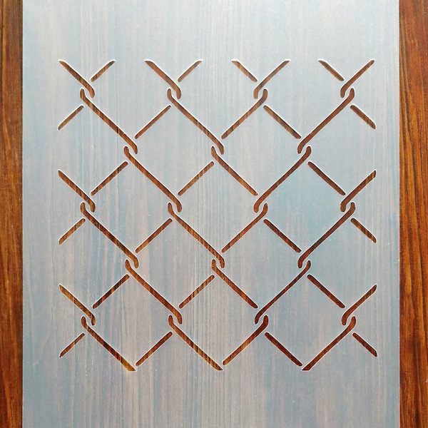 Fence Stencil Etsy
