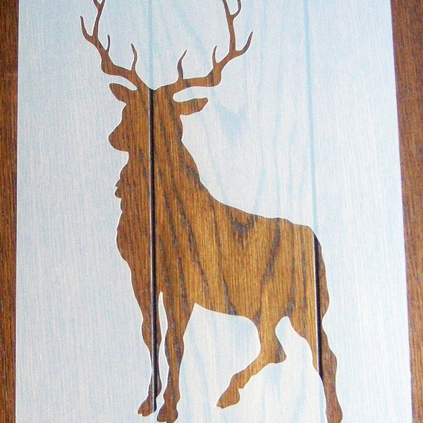 Scottish Highland Stag Stencil Reusable PP Sheet for Arts & Crafts, DIY