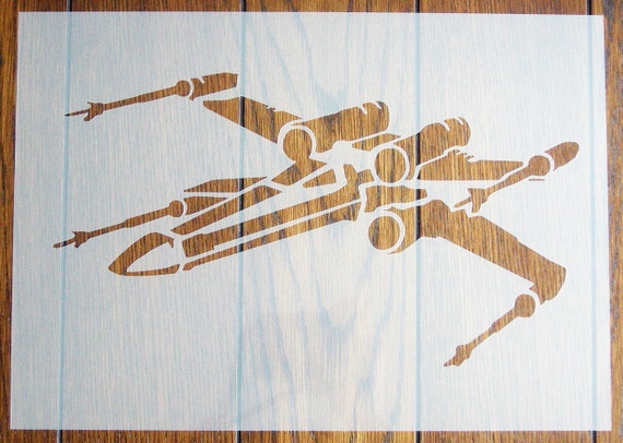 DIY X-Wing Star Wars Stencil Reusable PP Sheet for Arts /& Crafts