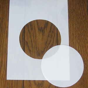 Cirkel masker en diafragma stencil 350 micron PP voor knutselen en doe-het-zelf