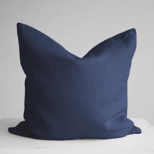 Handmade Soft Linen Pillow Cover: Decorative Throw Pillow