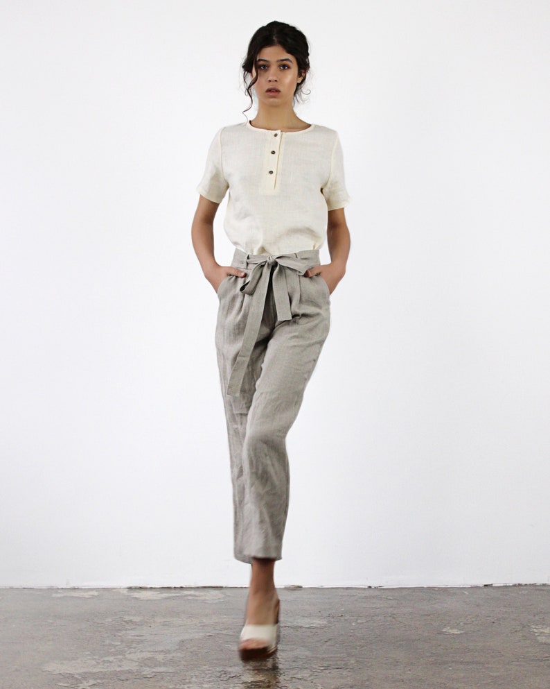 Onlcaro S S Linen Bl Belt Dres Black
