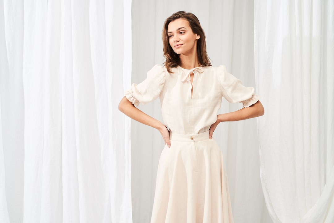 Lucia  Puffed Sleeves Top