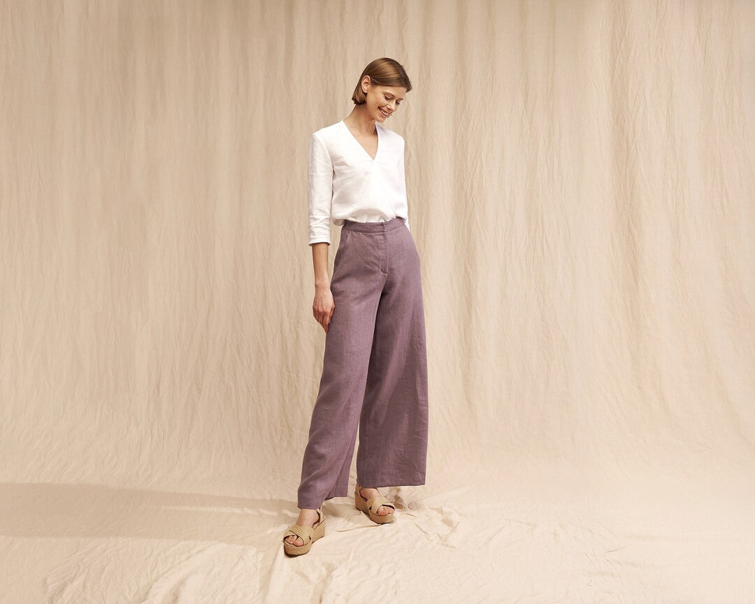 パンツ Perfect Linen 30 Pigment Wide Pants (5color) B1743651858339_720x.jpg?v=