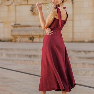 vintage mauve bridesmaid dress Vintage Mauve Bridesmaid Dress Sheath/Column Spaghetti Straps V-Neck Floor Length Chiffon Bridesmaid Dresses with Slit
