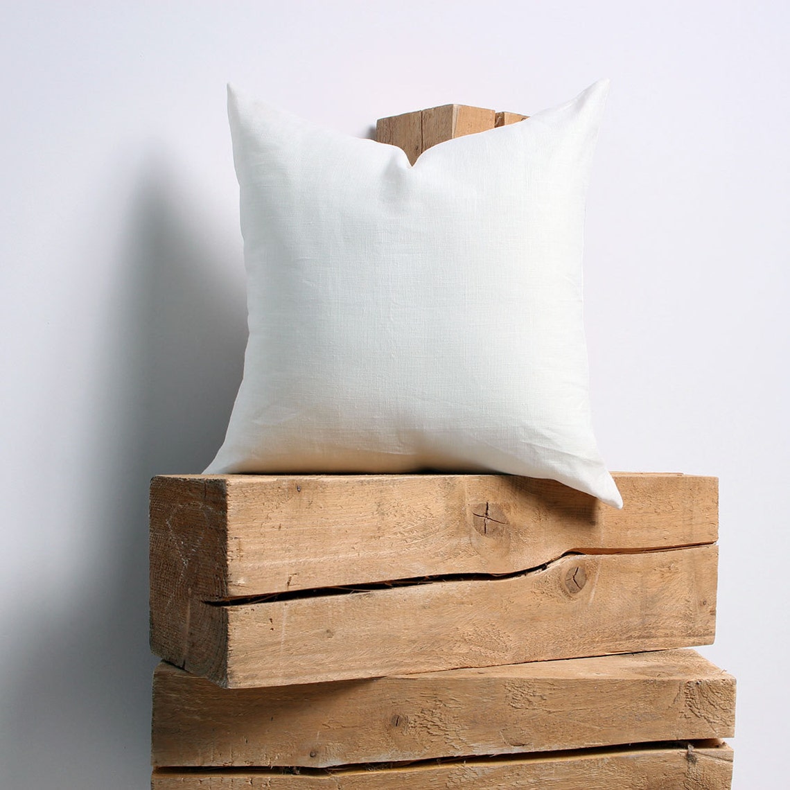 White Linen Pillow Cover White Pillow Covers Linen Pillow Etsy