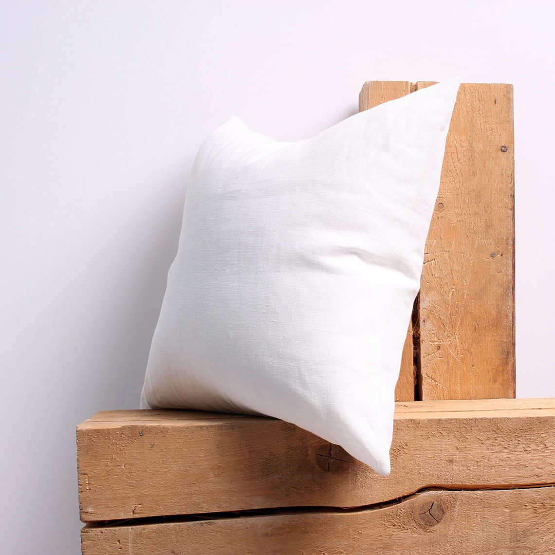 White Linen Pillow Cover White Pillow Covers Linen Pillow Etsy