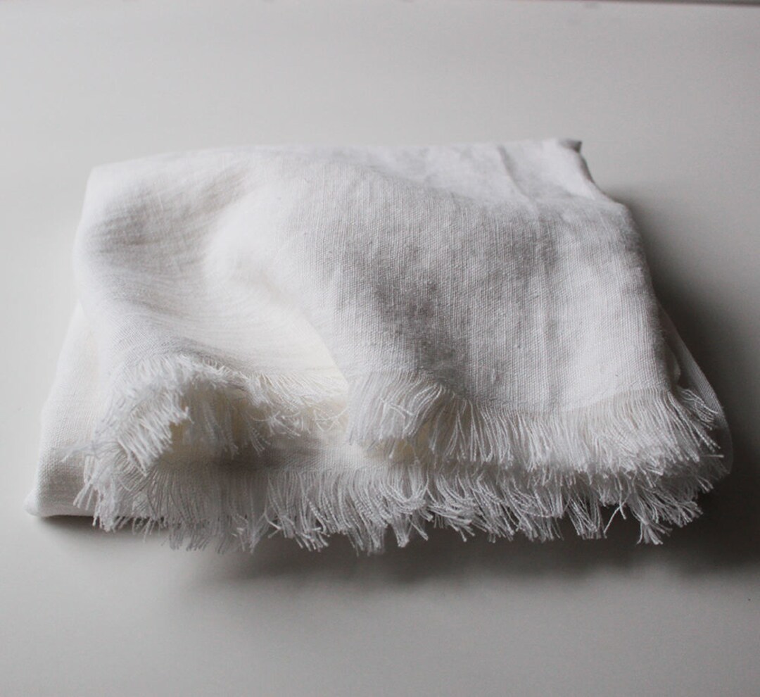 Linen Throw Blanket, Blankets and Throws, Throw Blanket, White Blanket