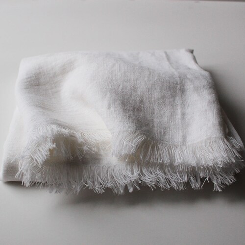 Linen Throw Blanket Blankets and Throws Throw Blanket White Etsy