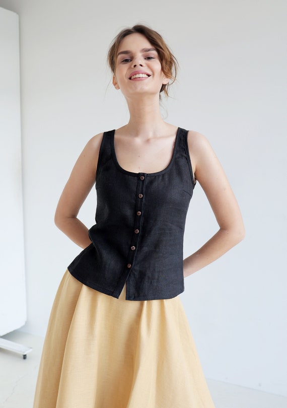 Camiseta tirantes lino new arrivals