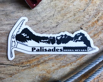 North Palisade Mountaineering Climbing Sticker