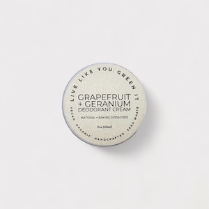 Natural Deodorant | Grapefruit & Geranium | Women's Favorite