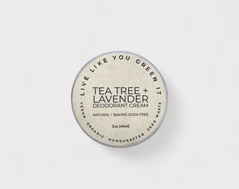 Natural Deodorant | Tea Tree & Lavender | Men's Favorite