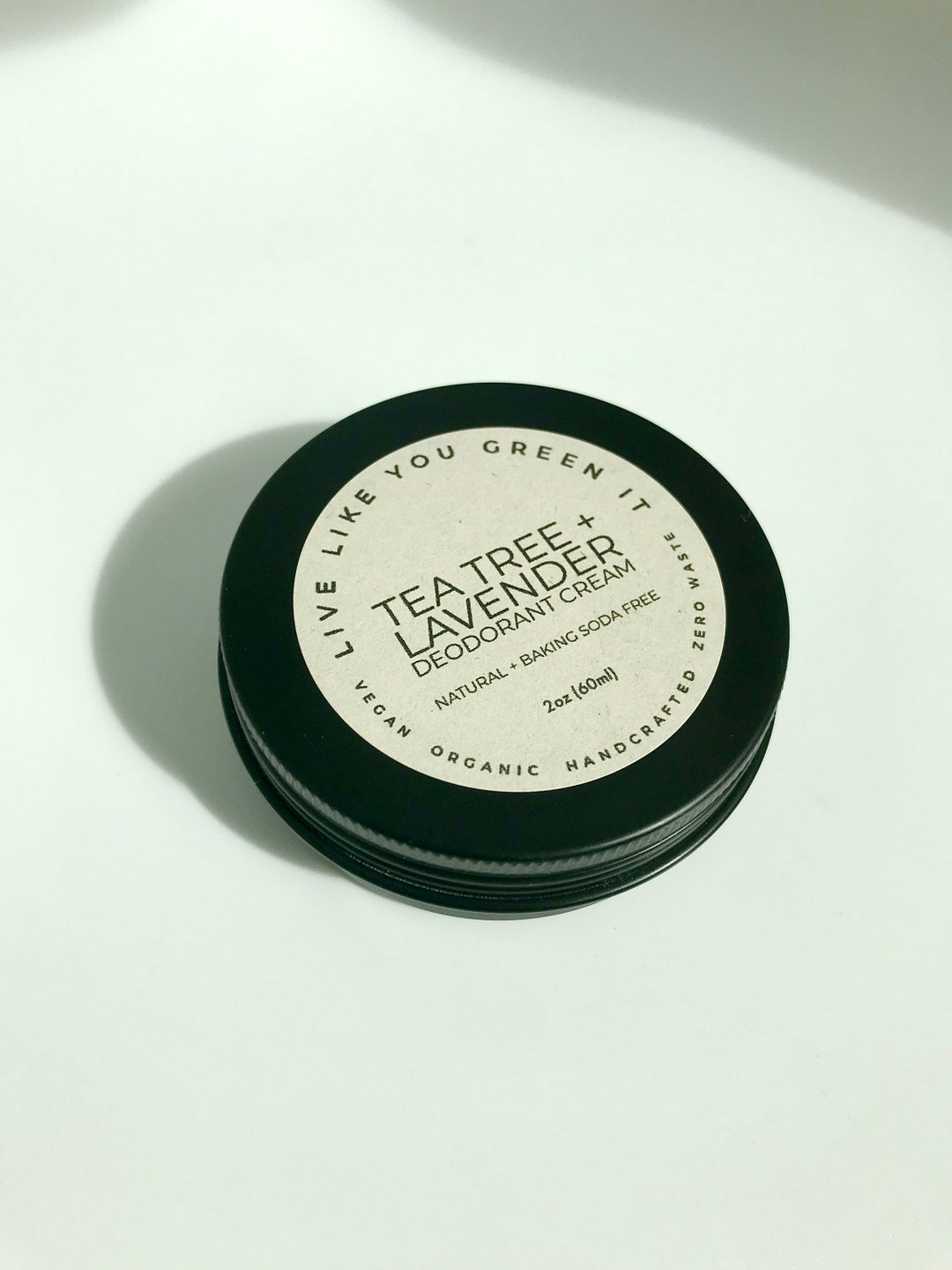 Natural Aluminum Free Deodorant Tea Tree Lavender Best Etsy