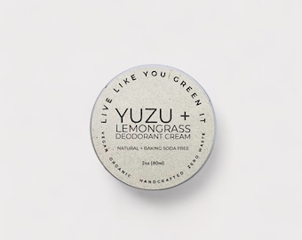 Natural Deodorant | Yuzu + Lemongrass | Top-Selling Deodorant Scent