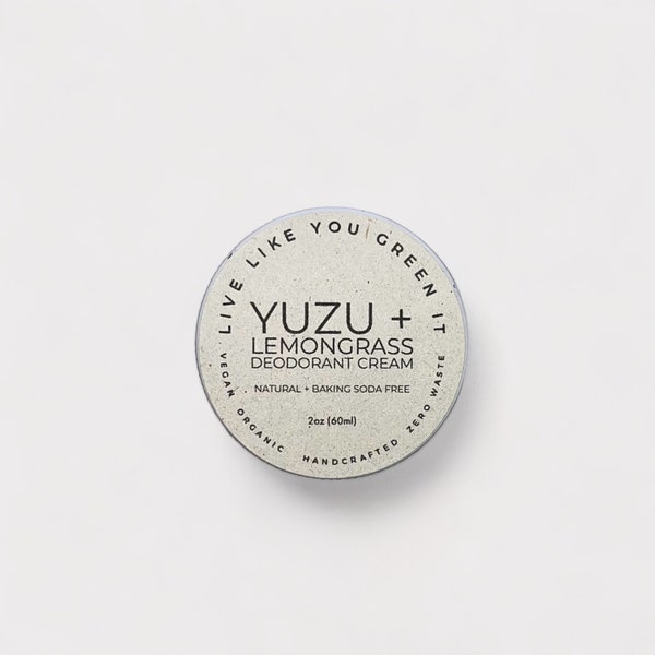 Natural Deodorant | Yuzu + Lemongrass | Top-Selling Deodorant Scent
