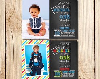1st birthday invitations boy etsy
