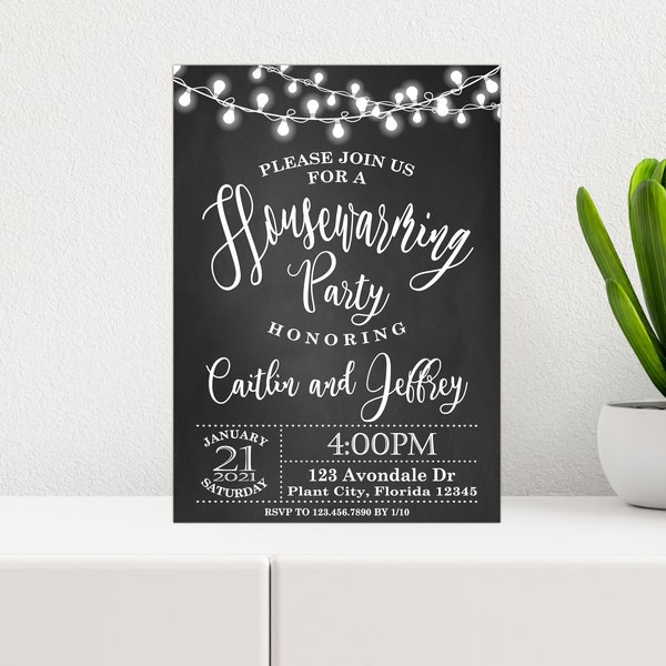 Housewarming Party Invitation, Rustic Housewarming Party  Invitation, Housewarming Party, Housewarming, Printable Housewarming Party