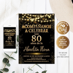 Shhh… Es Una Sorpresa, Los Esperamos, Birthday Invitation in Spanish
