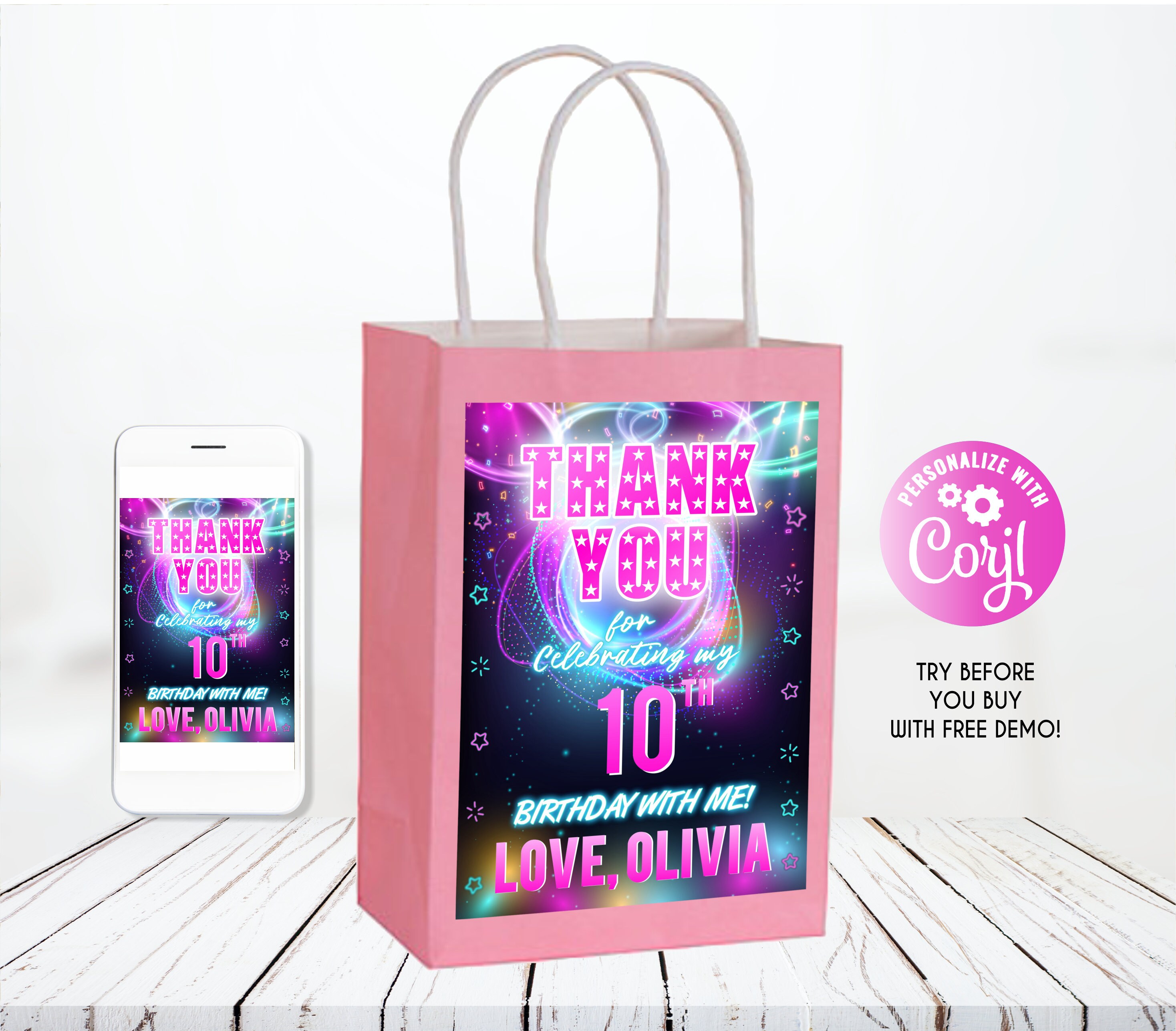 Gift Bag Label - Etsy
