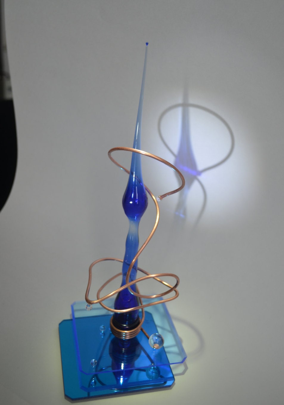 The Strategist Glass Sculpture Etsy