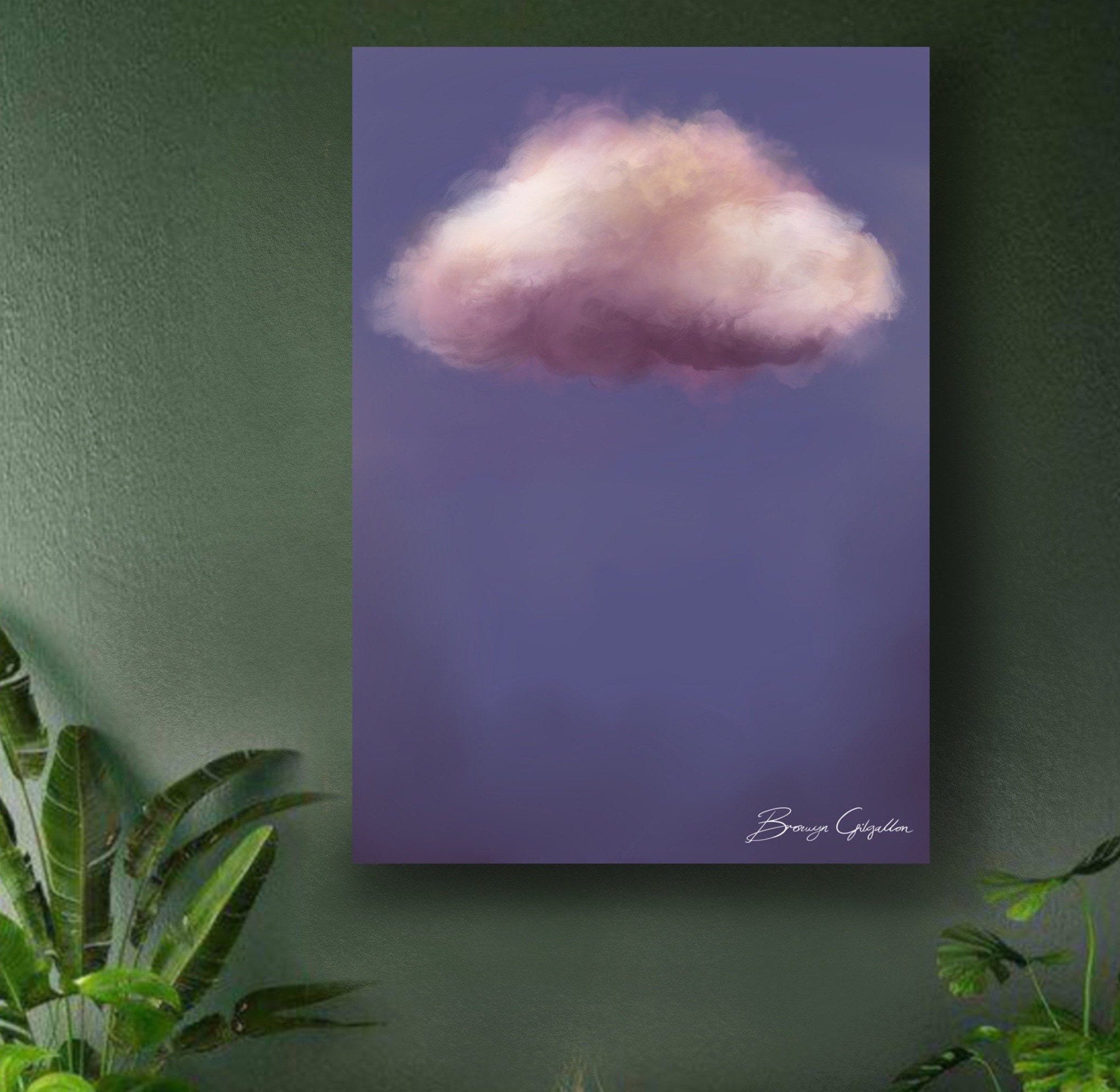 SALE Candy Floss cloud. Cloud Pink Cloud Pink Art Cloud Etsy