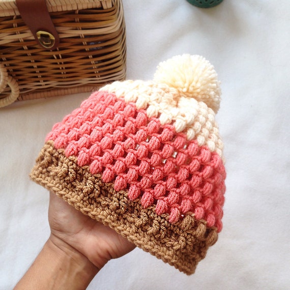 crochet baby girl hat
