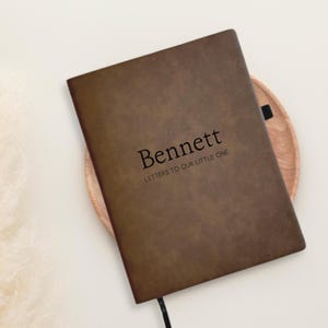 Letters to My Son Personalized Journal | Custom Journal Gift | Dear Son Letter Notebook | Baby Boy Shower Keepsake Memory Book