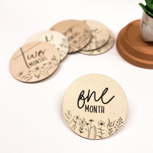 Cartes étape importante pour bébé des prés, accessoire de photographie personnalisé pour nouveau-né, faire-part de naissance, cadeau de shower de bébé fille