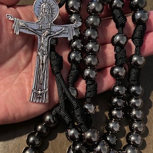 Paracord Catholic Rosary, Trinity Crucifix Rosary - Durable Rosary | Handmade