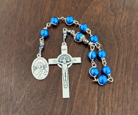 Our Lady of Perpetual Help Single  Decade Catholic Rosary, Unbreakable Rosary | Handmade