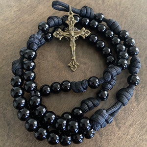 Catholic Rosary, Durable Rosary, Bronze Crucifix | Handmade