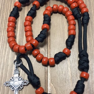 Catholic Rosary, Durable Rosary, paracord Rosary | Handmade in USA