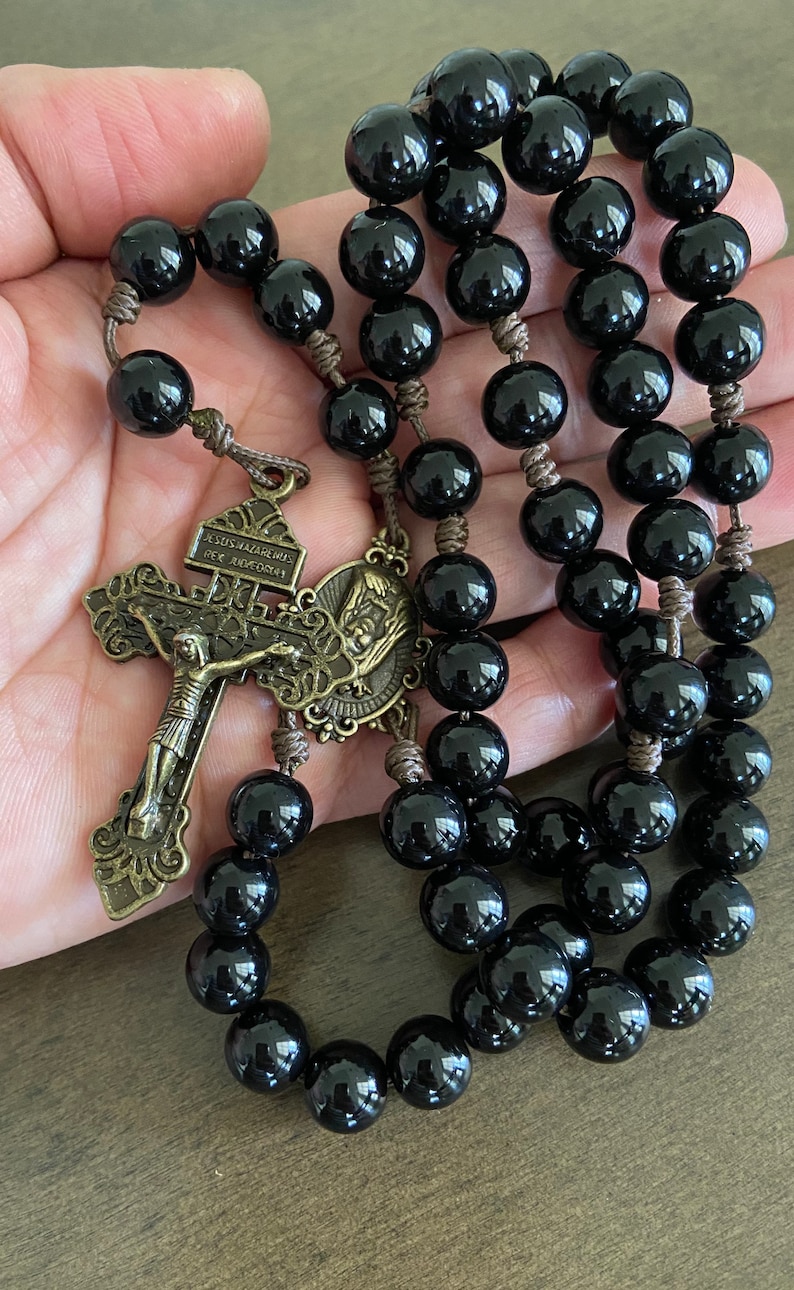 Catholic Rosary Immaculate Heart of Mary Rosary Durable - Etsy