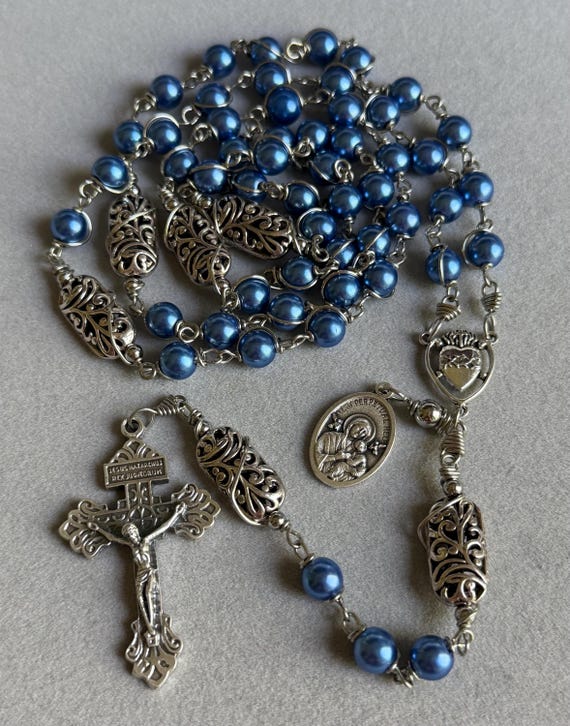 Sacred Heart Of Jesus Catholic Rosary | Our Lady of Perpetual Help | handmade