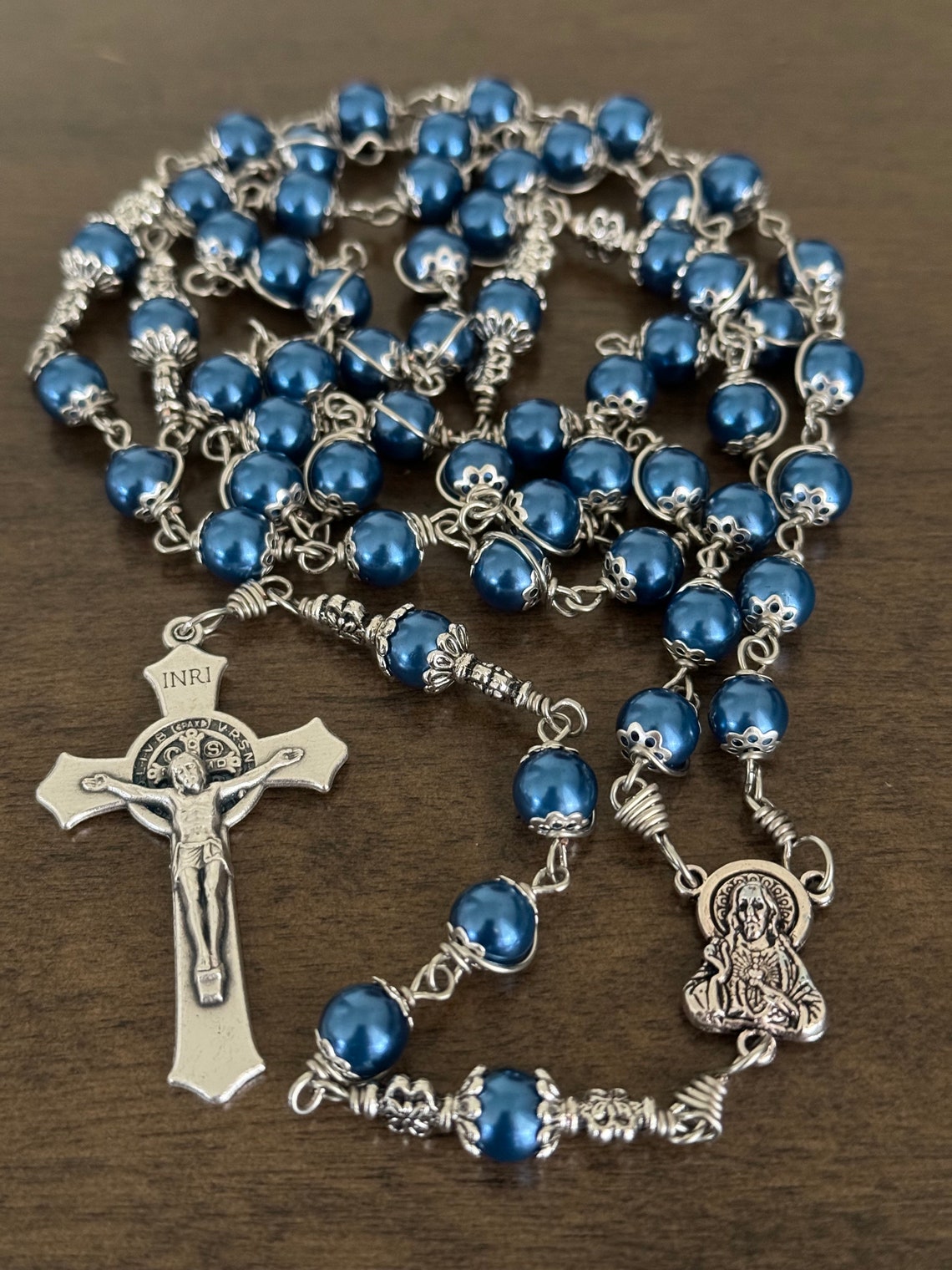 Unbreakable Rosary, Sacred Heart of Jesus Catholic Rosary — Handmade - Etsy