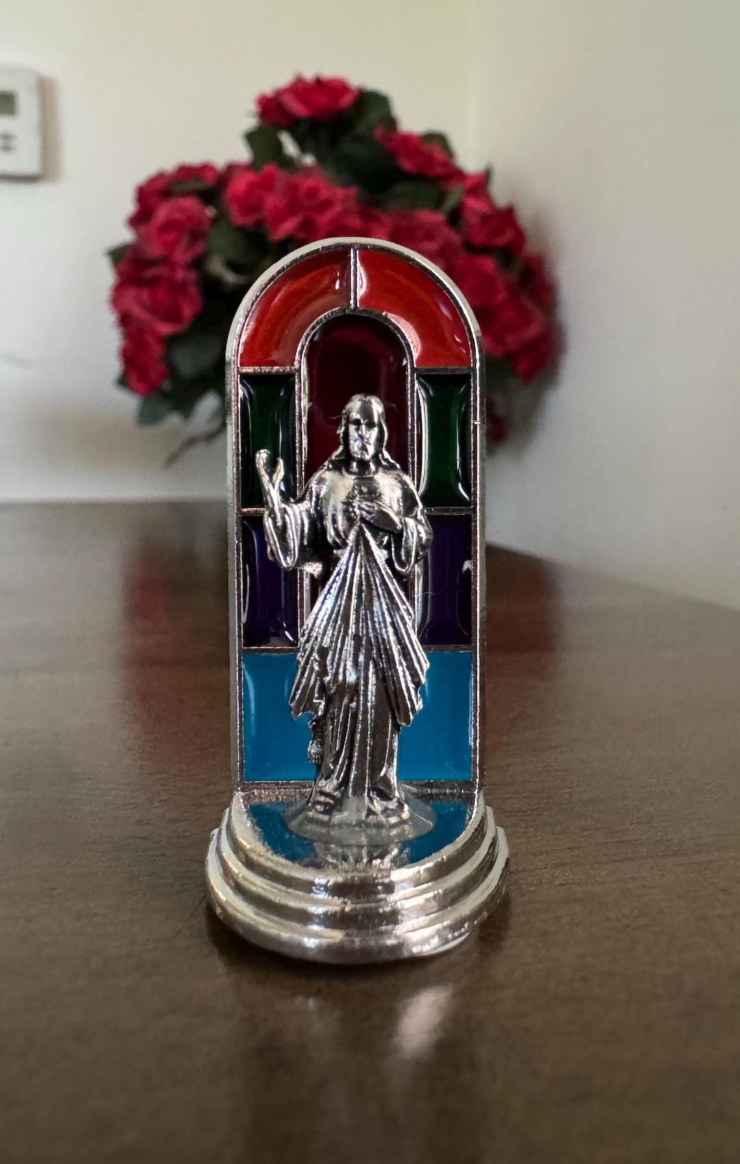 Miniature Divine Mercy Statue, Catholic Small Statue, Mini Divine Mercy ...