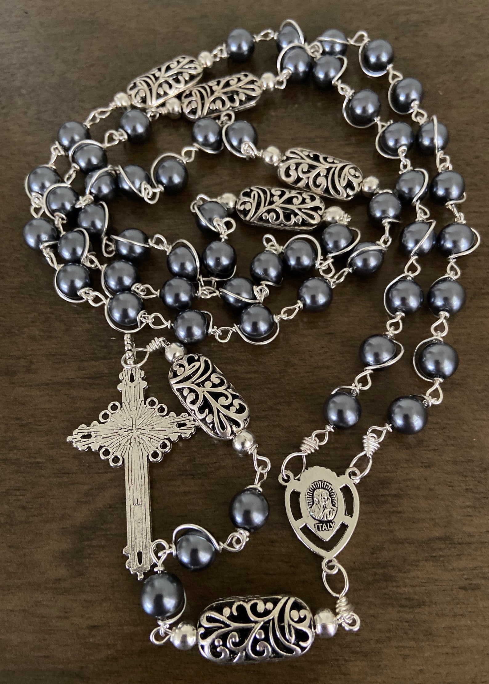 Sacred Heart of Jesus Catholic Rosary Unbreakable Rosary - Etsy