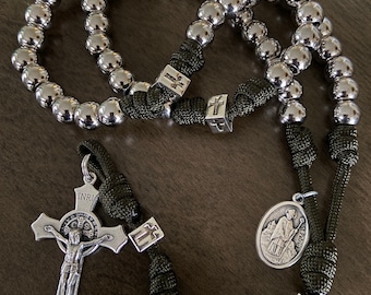 St. Patrick Rosary - Paracord Rosary, Durable Rosary | Handmade